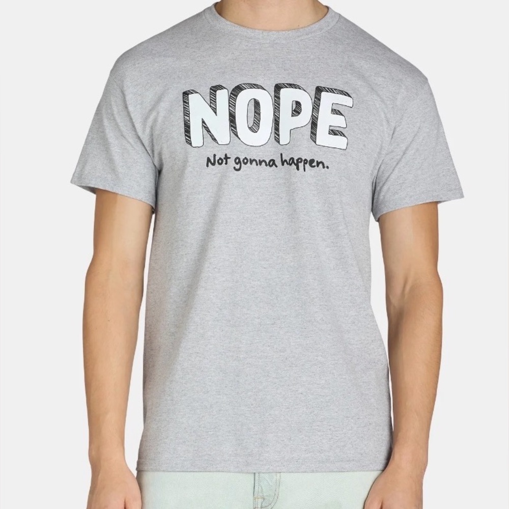 NWT Gray Graphic T-Shirt XL